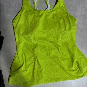 Athleta Running Tank with back zip pocket
